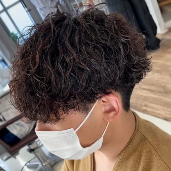 波巻きスパイラル|divine 船橋店【メンズカット&白髪ぼかし】