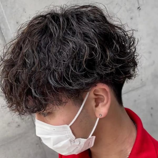 波巻きスパイラル|divine 船橋店【メンズカット&白髪ぼかし】