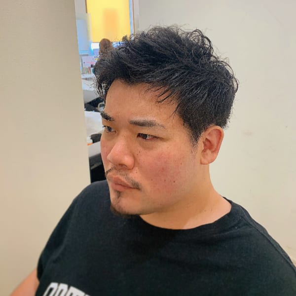 フロントUPデザインパーマ