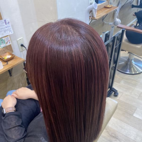 姫カットカールセミディシアーカラー