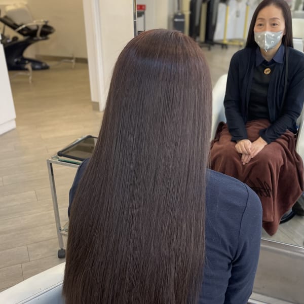 絹髪ストレート