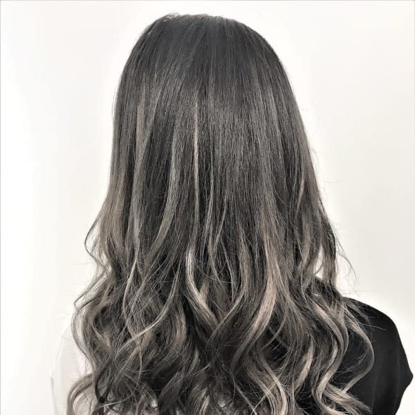 エクステで作るホワイトハイライト＆グラデーション☆_to00