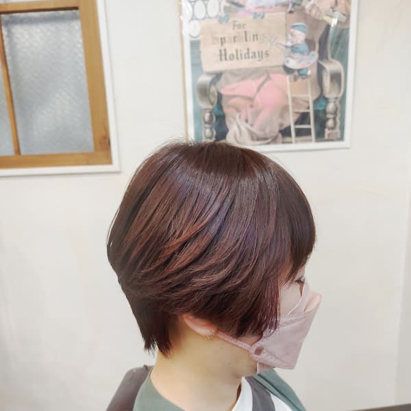 大人ピンクのうるツヤクレイカラー☆