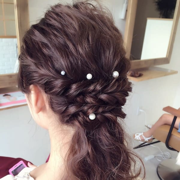 ROYハーフアップstyle