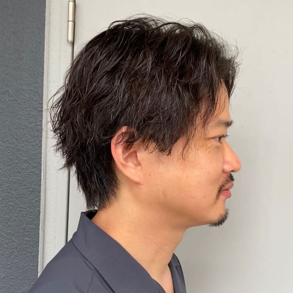 縦落ちツイストスパイラルパーマ