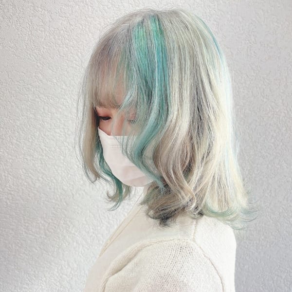 ホワイトカラー水色カラー成増地下鉄成増大山