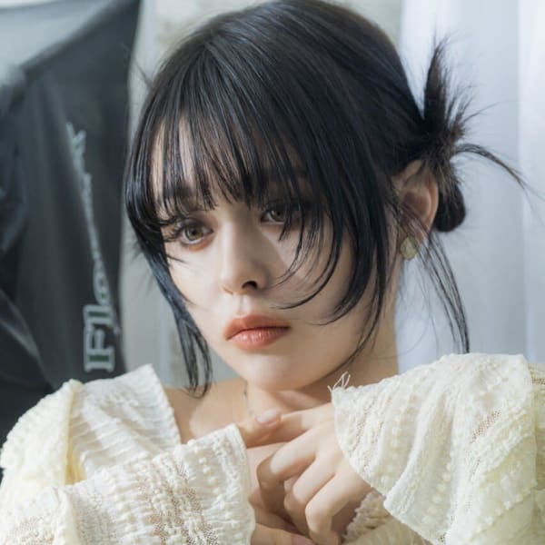 顔周りレイヤーグレージュカラー成増地下鉄成増大山