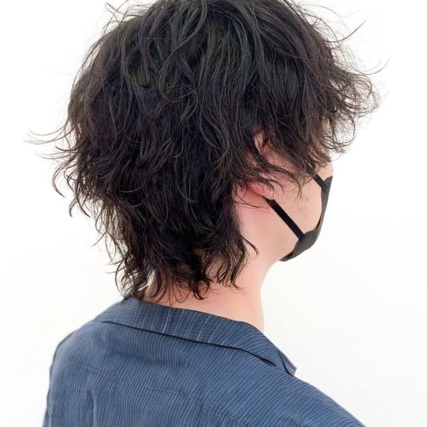 ソフトツイストパーマ / ウルフカット