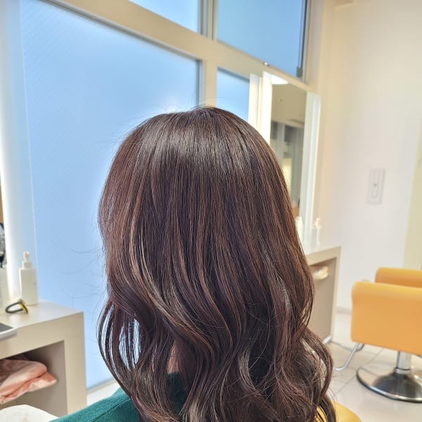 エレガントなカールヘア