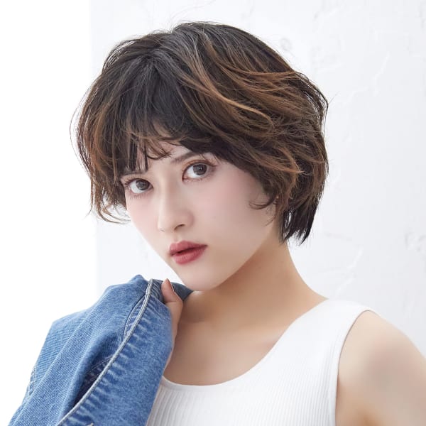 【La fith】マッシュショート×グレージュカラー