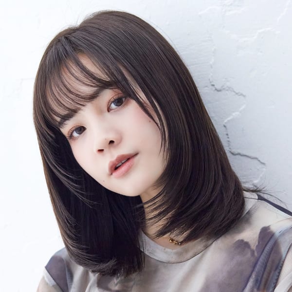 【La fith】暗髪カラー×切りっぱなしボブ