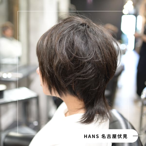 ふんわりエアリーなウルフカット