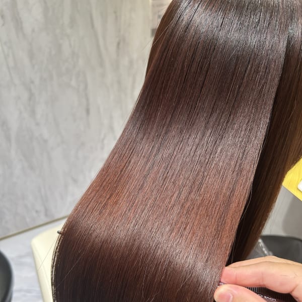 "髪質改善で叶える" オレンジベージュ『銀座/個室』