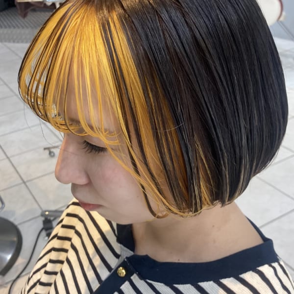 フェイスフレミングインナーカラー