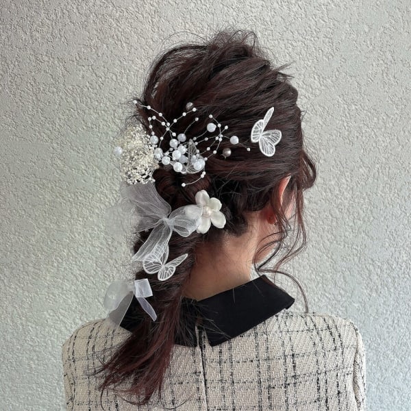 ピンクブラウン編みおろし成増地下鉄成増大山