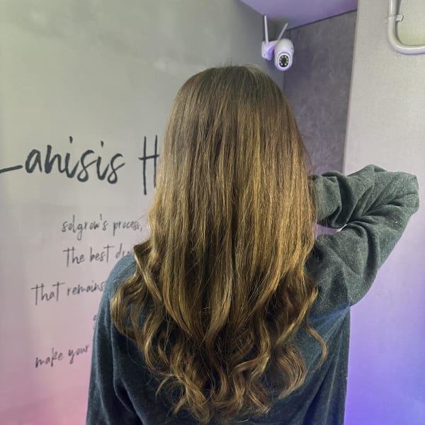 ナチュラルブラウンロング