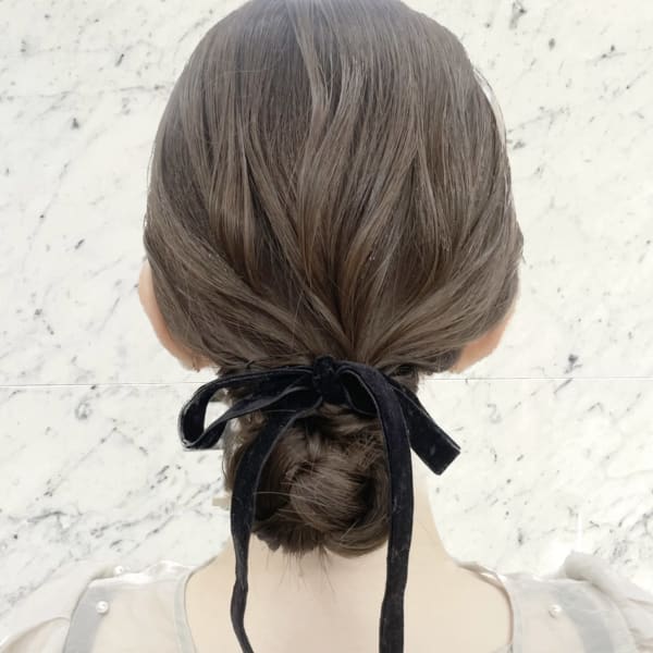 結婚式お呼ばれ ヘアセット mt___213r