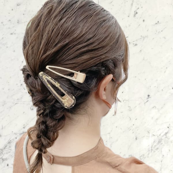 結婚式お呼ばれ ヘアセット mt___213r