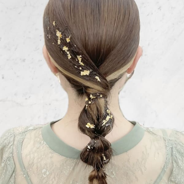結婚式お呼ばれ ヘアセット mt___213r