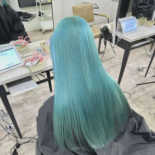 ミントグリーンターコイズブルー成増地下鉄成増大山