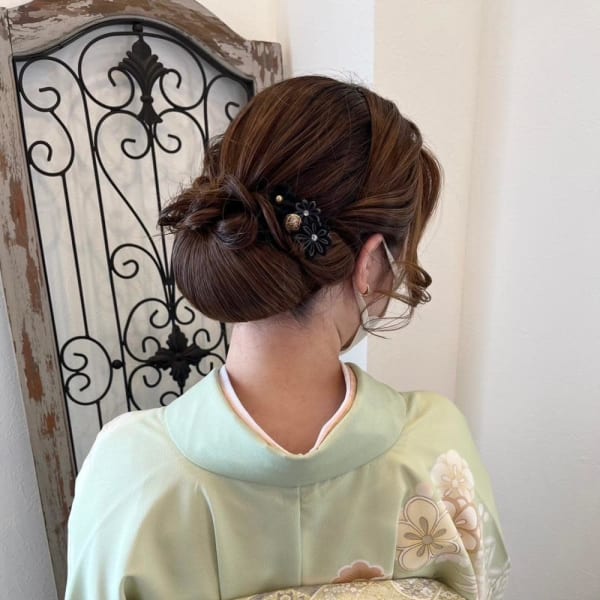 着物に似合うヘア