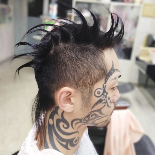 逆モヒカン