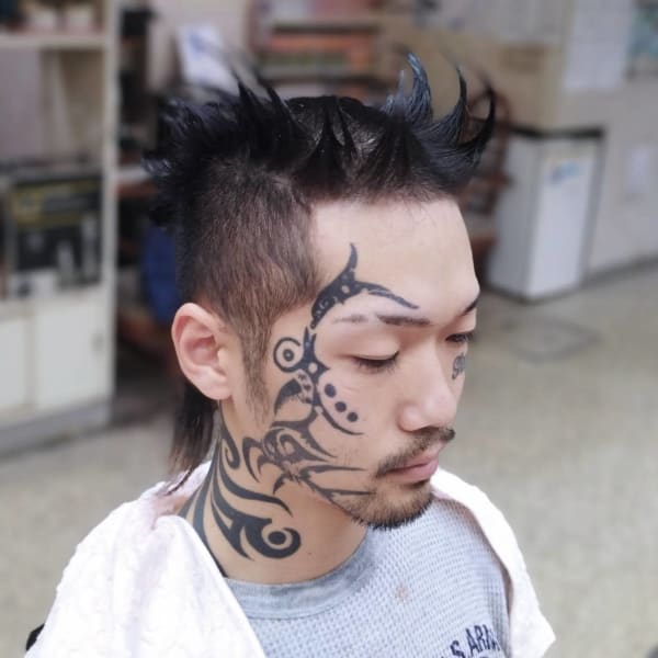 逆モヒカン