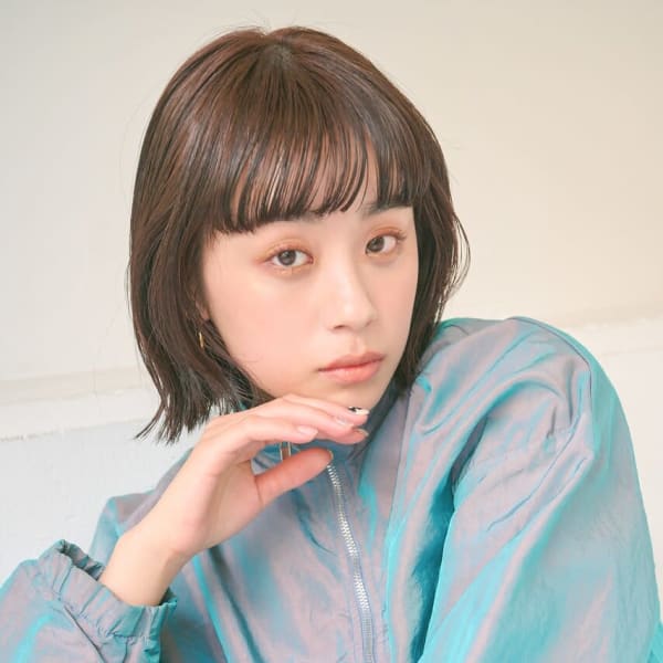 ボブ×ワイドバング