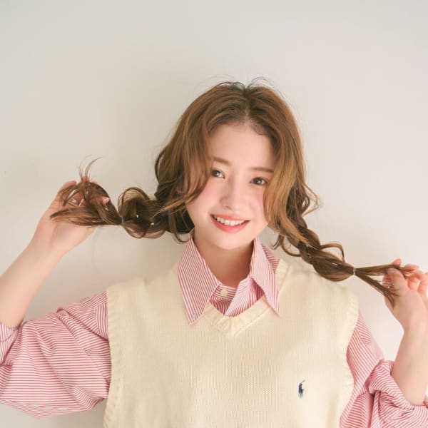 大人かわいいショコラアッシュベージュ