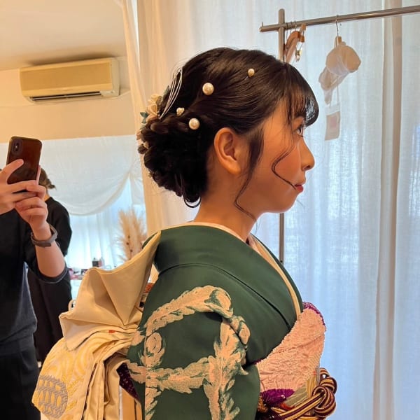 Kimonostyleスレーキ×ミディアム|Kimonostyleスレーキ ✳︎着付け✳︎ヘアセット