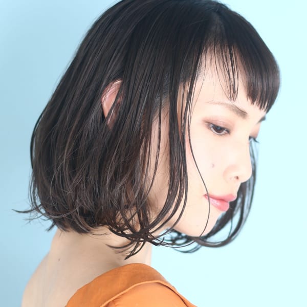 40代50代似合わせ小顔美髪シアーカラーカールショート