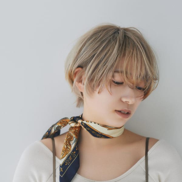 ショートブロンド×オレンジ【FIRST】Co小林・St酒井