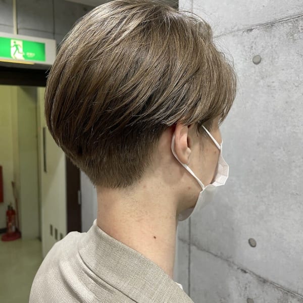 刈り上げまっしゅセンターパート