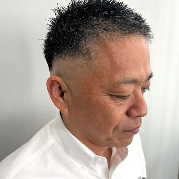 30代40代50代　ベリーショート　ビジネスヘア　爽やか