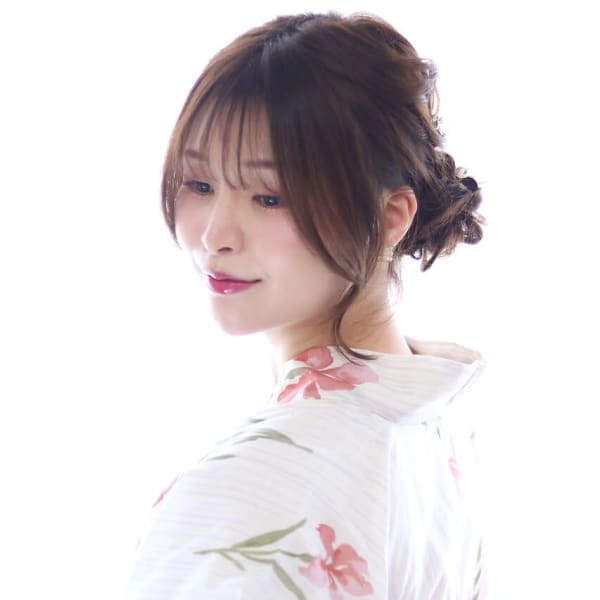 20代30代40代/お団子ツインヘア/浴衣/推し活