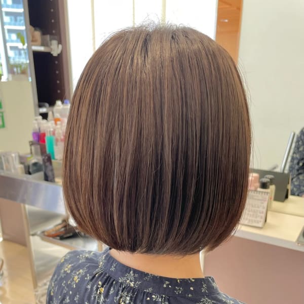 切りっぱなしボブ