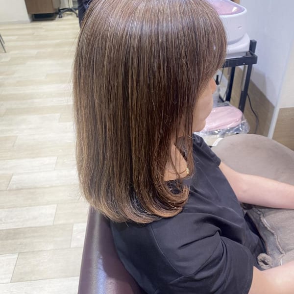 姫カットカールセミディシアーカラー