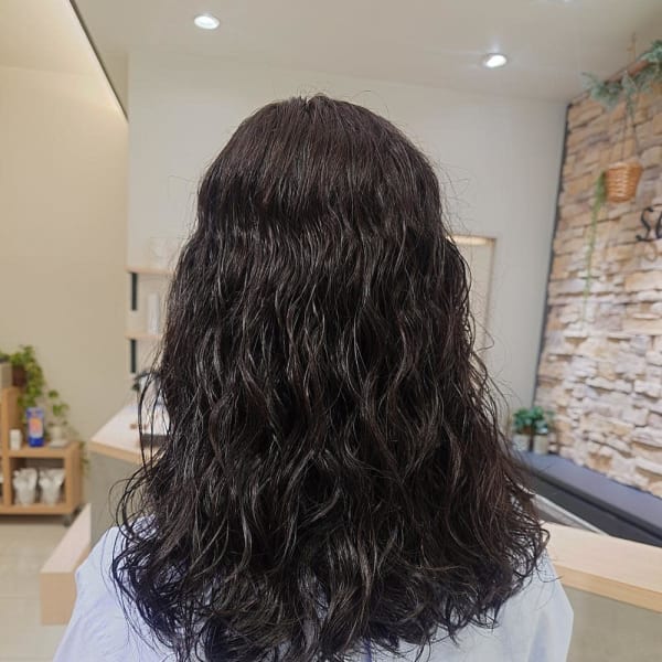 スパイラルパーマ