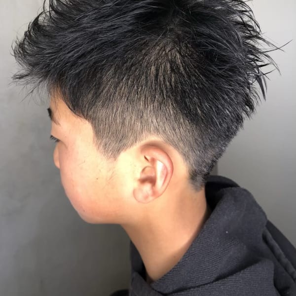 アップバングショート|Lusso