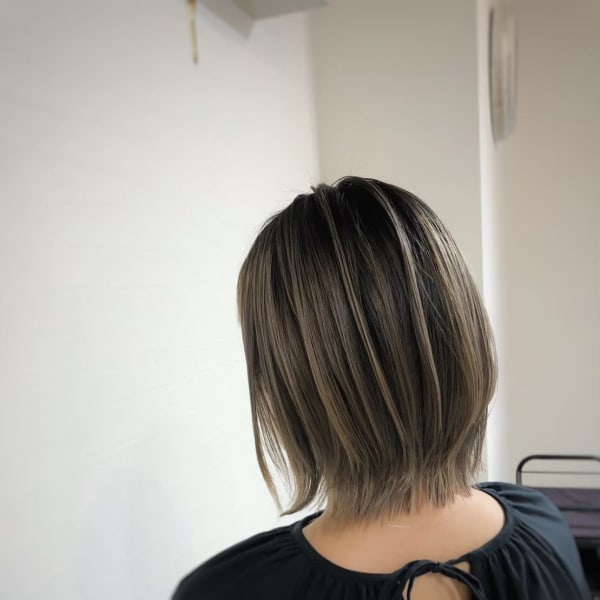 グラデーションカラー　ボブ
