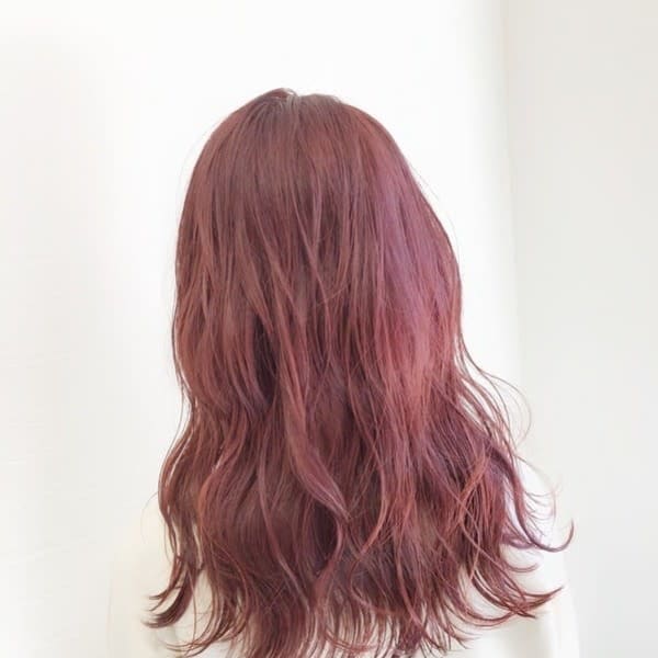 ピンクベージュ ミデ