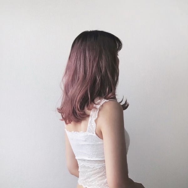 アッシュピンクカラー