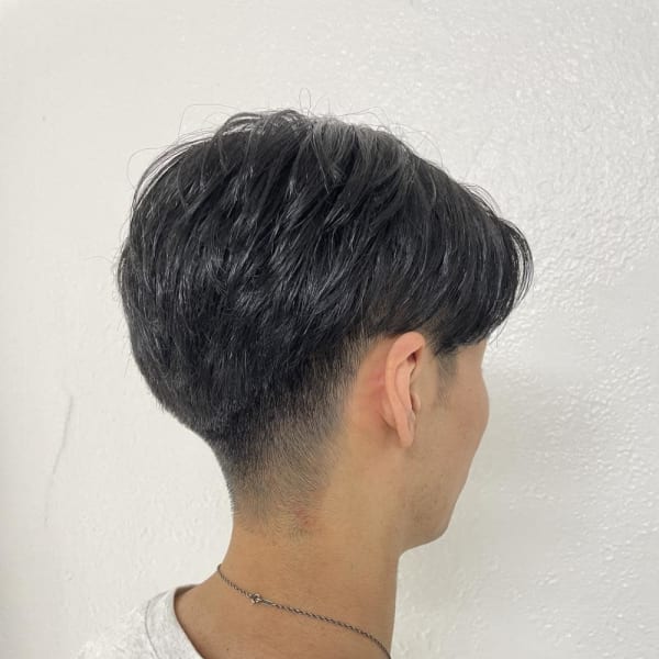 メンズカット/センターパート/ツーブロック