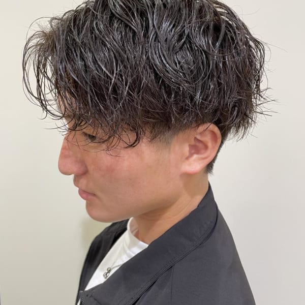 メンズスパイラルショート