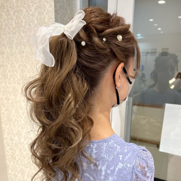 ［chii］ポニーテールアレンジ