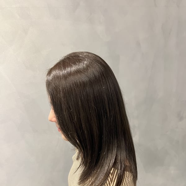 透明感グレージュ