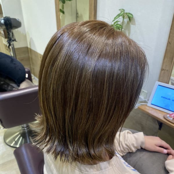 姫カットカールセミディシアーカラー