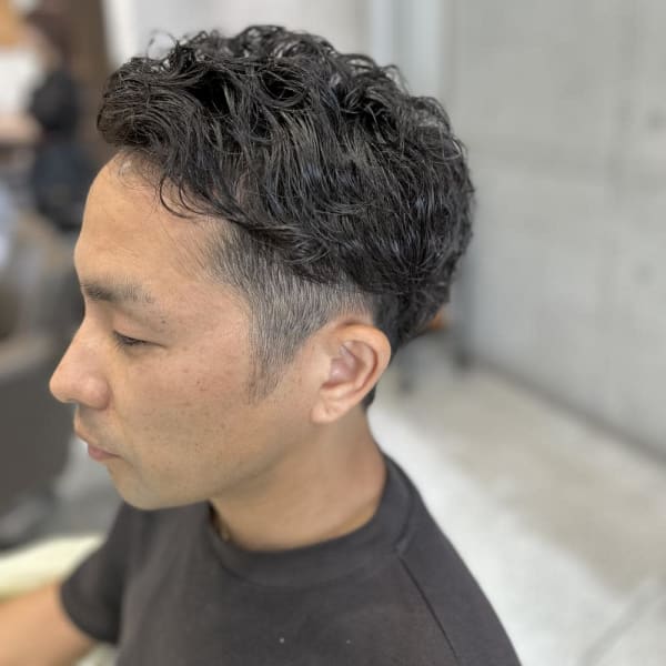 大人メンズパーマ