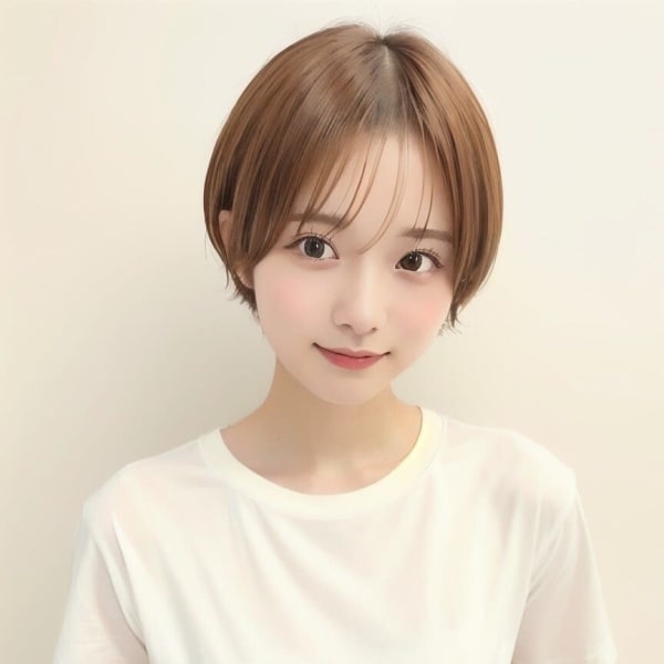 20代30代40代大人可愛いワンサイドひし形ショートボブ☆|QUEEN by noism