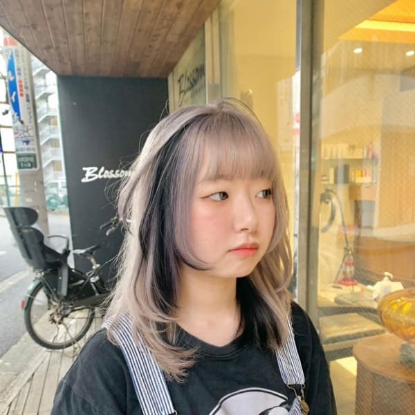 こなれミディ20代30代40代ヘルシースタイル髪質改善カラー